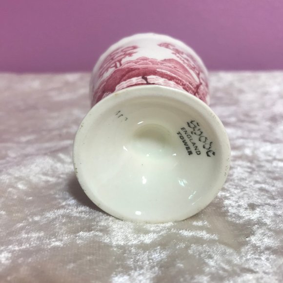 Spode Tower of England Vintage Egg Cup EUC Floral Print Collectible Home Easter - Picture 7 of 7